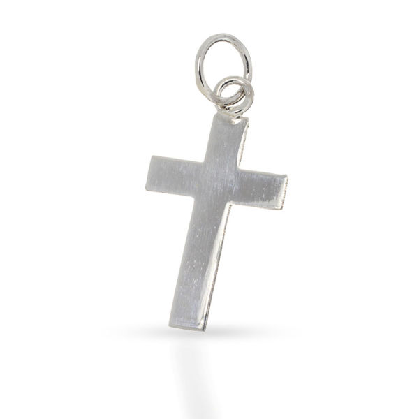 925 Sterling Silberanhänger - Kreuz "Fedora"