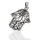925 Sterling Silberanhänger - Hand der Fatima "Chamsa"