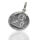 925 Sterling Silver Pendant – John Angel Medallion with Resting Figure