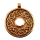 Bronzeanhänger - Keltisches Amulett mit Unendlichkeitsknoten