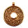 Bronze pendant - Celtic Amulet With Infinity Knot