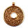 Bronzeanhänger - Keltisches Amulett mit Unendlichkeitsknoten