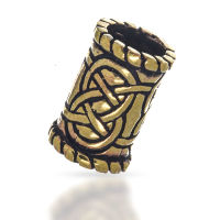Bronze beard bead - Celtic knot "Smolrak"