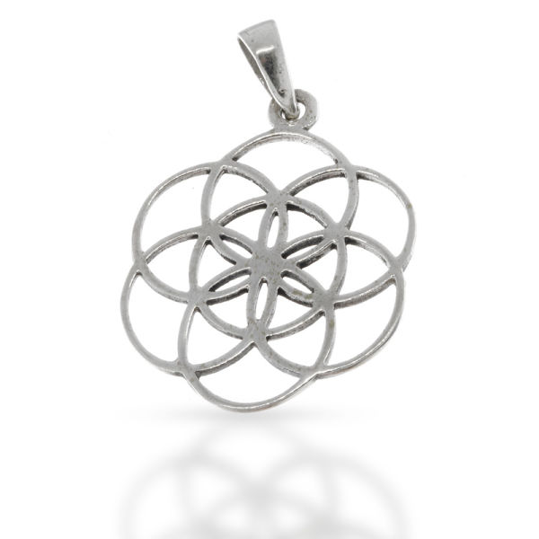 925 Sterling Silberanhänger - Blume des Lebens "Astanji"