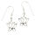 Silver Earrings - Lotus Flower