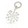925 Sterling Silver Pendant – Delicate Lattice Snowflake