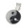 925 Sterling Silberanhänger - Yin und Yang 10mm