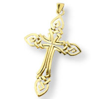 Bronzeanhänger - Kreuz aus Keltischem Knoten