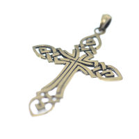 Bronzeanhänger - Kreuz aus Keltischem Knoten