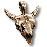 Bronzeanhänger - Büffelkopf