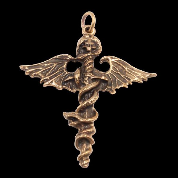 Bronzeanhänger - Schwert "Adler-Schlange"