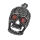 Stainless steel pendant - skull of a vampire and great...