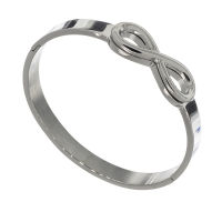 Edelstahlarmband "Infinity"- Stahl