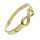 Edelstahlarmband "Infinity" - PVD-Gold