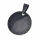 Stainless Steel Pendant- Round Engraving Plate PVD-Black