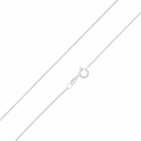 925 Sterling Silberkette - Schlangenkette - 0,9 mm