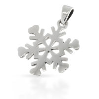 925 Sterling Silver Pendant - Snowflake