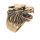 Stainless steel ring wolf head - PVD gold 57 (18,1...