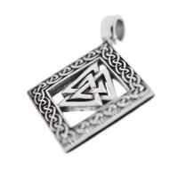 Edelstahlanhänger - Valknut