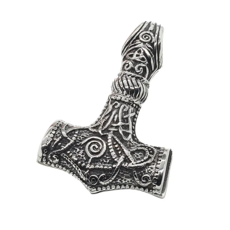 Edelstahlanhänger - Thors Hammer "Luuvud"