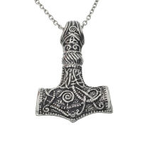 Stainless steel pendant - Thors hammer "Luuvud