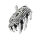 Stainless steel pendant - bear paw "Grirgurn