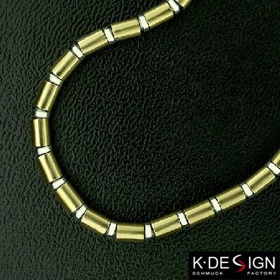 4 mm Edelstahlröhrchenkette matt mit PVD-Beschichtung