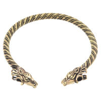 Bronze Bracelet Viking Dragon Head