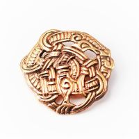 Bronze brooch - Midgard serpent