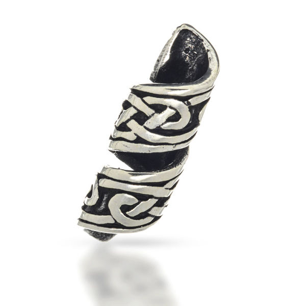 925 Sterling Silber - Bartperle - Keltischer Knoten