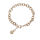 Edelstahlarmband mit Plakette - PVD-Roségold