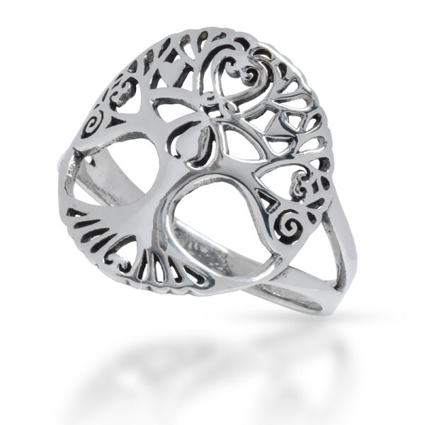 925 Sterling Silberring - Lebensbaum 70 (22,2 Ø) 13,0 US