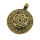 Stainless steel pendant "Star of David"