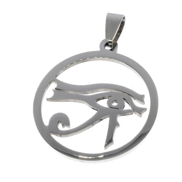 Edelstahlanhänger - Auge des Horus/ Ra