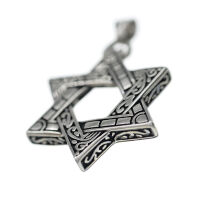 Stainless steel pendant "Star of David" 10-