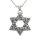 Stainless steel pendant "Star of David" 10-