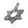 Stainless steel pendant "Star of David" 10-