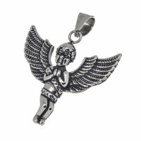 Stainless Steel Pendant – Xumar Angel with...