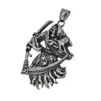 Stainless steel pendant - Grim reaper