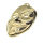 Edelstahlanhänger - Guy-Fawkes-Maske - PVD-Gold