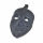 Stainless Steel Pendant - "Guy Fawkes Mask" PVD Black