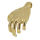 Stainless Steel Pendant - Hand of Death - PVD-Gold