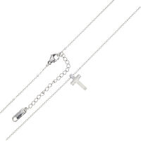 Edelstahlanhänger - Kreuz mit Kette als Set...