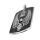Stainless Steel Pendant - Dogtag with winged Grenade