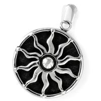 Stainless steel pendant "Sun"