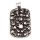 Edelstahlanhänger - Totentenkopfwand Dogtag