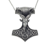Stainless steel pendant - Thors hammer "Xugaa" 41 mm