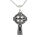 Stainless steel pendant - Celtic cross with Celtic knot