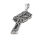Stainless steel pendant - Celtic cross with Celtic knot