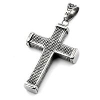 Edelstahlanhänger – Kreuz mit feiner...